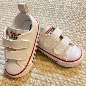 Converse All Star Faux Leather Velcro Sneaker